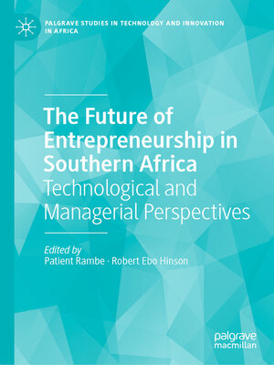 cover image of The Future of Entrepreneurship in Southern Africa